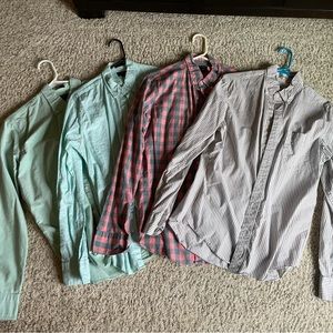 Lot of 8 - J. Crew men’s button ups